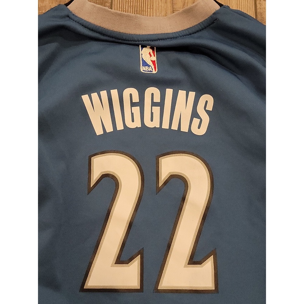 Youth L  Adidas Minnesota Timberwolves Andrew Wiggins #22 Jersey - Picture 12 of 15